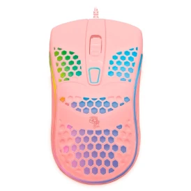 Mouse Gamer ELG Dragon War Light 2400DPI Rosa - MGDWL3