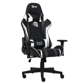 Cadeira Gamer Black Hawk Preta e Branca - CH05BKWH