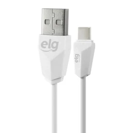 Cabo Sincronização/Recarga USB Tipo-C Reversível - 1,25 Metro - Branco - TCUSBE