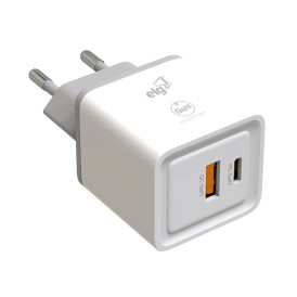 Carregador Universal ELG 3 Saídas USB Branco - W35GAN