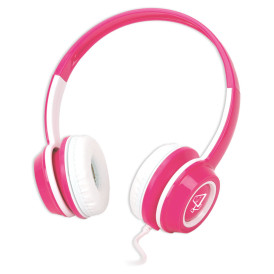 Fone de Ouvido Kids ELG P3 Rosa e Branco 1,2m - KD01PW