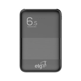 Carregador Portátil ELG 6.500mAh Preto - PB65