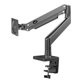 Suporte Articulado de Mesa ELG Full Motion com Pistão de Gás para monitores de 22" a 40" - F100APRO